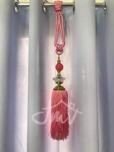 Curtain Printed Gumamela Design with Ring Holes