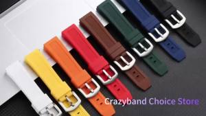 Silicone Watch Strap 20mm 22mm Universal for Seiko for Omega Band Quick Release Waterproof Rubber Women Men Bracelet Accessories