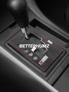 ALCANTARA | Alcantara Sợi Carbon Điều Khiển Trung Tâm Gear Dịch Chuyển Bảng Điều Khiển Viền Miếng Dán Cho Xe Mazda 3 Axela 2004-2009 Nội Thất Màu Đen Phụ Kiện Xe Hơi