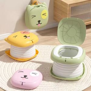 Childrens Car Foldable Toilet Outdoor Camping Emergency Tool Travel Portable Potty Portable Urinal