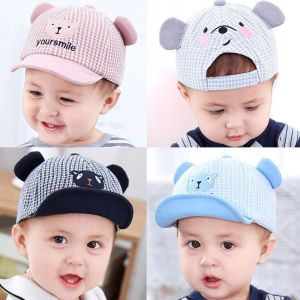 CAE - Topi Bisbol Anak Laki Perempuan 0-18 bulan Bear Your Smile Baseball Hat Import