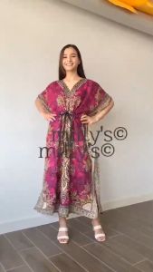 ชุดเดรส ชุดโบฮีแดน เสื้อทรงค้างคาว ชุดสวย ใส่สบาย เสื้อเอวรูด ชุดนอนดูไบ ชุดโบฮีเมียน