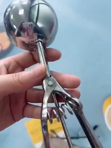 Sendok Takar Sekop Es Krim Scoop Ice Cream Centong Sayur Kuah Soup Ukir Kerang Prasmanan Stainless