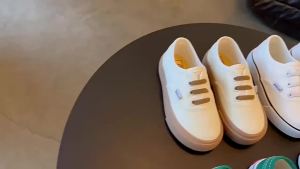 ＜1220＞ 2024 Giày Trẻ Em Mẫu Mới Mùa Xuân Giày Vải Bố Trẻ Em Giày Vải Nhỏ Phong Cách Hàn Quốc Giày Gia Đình Đế Mềm Bé Trai Bé Gái