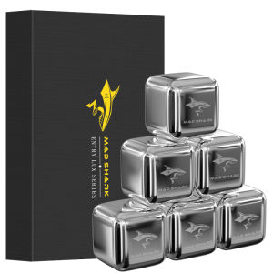 Mad Shark | Food-Grade Stainless Steel Ice Stones