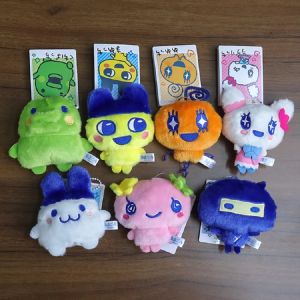 Bandai | /Hot Tamagotchi Anime Mametchi Plush Doll Keychain Kawaii Mimitchi Bag Doll Pendant Kuchipachi Cartoon Doll Cute Girly Gift