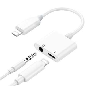 🔥FREE Shipping+COD🔥2 in 1 Adapter to 3.5mm AUX Audio+Charging Adapter iP Cable Converter splitter