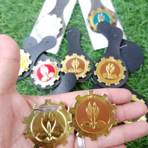 TANDA JABATAN PRAMUKA MODEL TIMBUL LAPIS RESIN