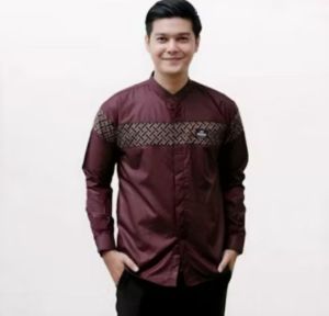 baju Koko kurta lengan panjang motif terbaru