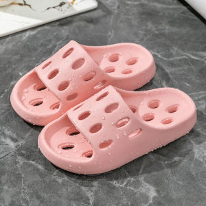 SHIPAILUO | Bathroom Slippers For Men And Women Summer Indoor Home Use Anti-Slip Toilet Leakage Quick Dry Hole Hole Slippers Couples