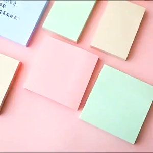 100 Sheet Colorful Notepad Sticky Paper Note Memo Pad Label Sticker Bookmark Office Student Stationery