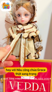Búp bê 30cm có khớp cho bé gái bjd công chúa lớn loại to dễ thương đồ chơi baby VERDA