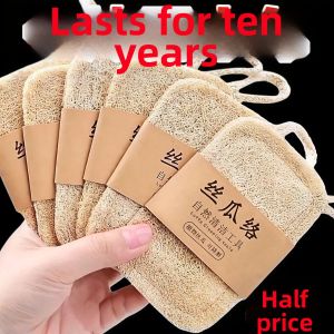 Kitchen Oil-Resistant Cleaning Sponge Loofah Dishcloth