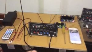 เครื่องขยายเสียงบลูทูธ 400W ระบบเสียง ดิจิทัล สเตอริโอ USB TF รีโมทคอนโทรล