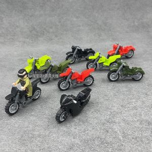 Mô Hình Xe Máy Offroad Hai Bánh Lắp Ráp DIY Dành Cho Trẻ Em Quà Tặng Cho Bé Trai Mô Hình Lắp Ráp Bằng Nhựa ABS Sản Xuất Tại Trung Quốc