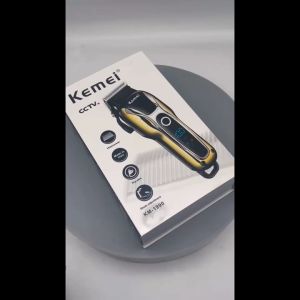 Kemei Km-1990 Razor for Haircut on Sale Original Set Razor for Pets Dog Clipper Heavy Duty Kemei Cordless Clipper Shaver for Men Rechargeable Epilator
