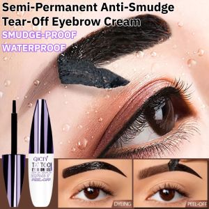 Semi-Permanent Anti-Smudge Tear-Off Eyebrow Cream Natural Long-Lasting Waterproof Liquid Eyebrow Dyeing Cream