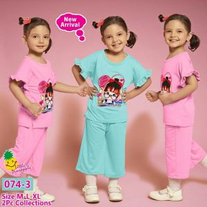 Little pineapple setelan santai Ocha anak 2-4Y