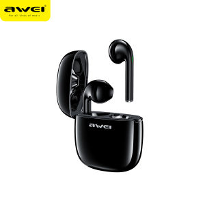Awei T28P Bluetooth Wireless Earphones Comfortable Semi-In-Ear Long-Lasting Standby with Digital Display for Huawei Xiaomi