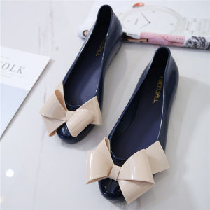 รองเท้าฝนฤดูร้อนแฟชั่นสําหรับผู้หญิง MOEELSALL พื้นรองเท้านุ่มไม่ลื่นไถลพื้นรองเท้าน้ําพลาสติกพื้นรองเท้าเจล