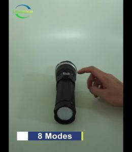 19000000LM Super Powerful Flashlight Built-in 3*18650 High Power Torch Rechargeable LED Light Big Aperture Camping COB Lantern