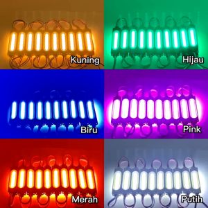 Led Modul 6 Mata Bening 9 Mata Bening 12/24v Lampu Led Kapsul Modul Cob 6818 Modul Cob 8620 (100 pcs)