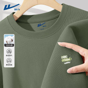 เสื้อยืดแขนสั้นผ้าฝ้ายแท้หลวมๆ สำหรับผู้ชาย ทรงหลวม คอกลม แขนสั้น ทรงปกติ แฟชั่นฤดูร้อน เสื้อยืดผู้ชาย คอลเลกชั่นใหม่ 2025