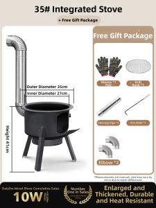 DAYIHE | Household Wood-burning Stove for Heating and Cooking Outdoor Camping