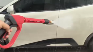 ปืนฉีดน้ําแรงดันสูงทองแดงบริสุทธิ์สําหรับล้างรถ เครื่องทําความสะอาดปืนฉีดน้ํา ปืนฉีดน้ําแบบแทรกเร็วแบบเคลื่อนย้ายได้