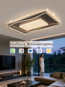 DGY | Italian Luxury Crystal Cracked Pattern Ceiling Light