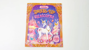 Sticker Dress Up Unicorns Book with Fun Activities & Enchanting Accessories For Kids