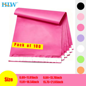 100pcs/New Material White Thick Courier Bags Waterproof Logistics Packing Bags In Stock.