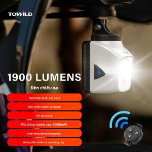 Đèn LED Xe Đạp Có Thể Sạc Lại TOWILD DL1700 1900LM Đèn Pha Phía Trước Xe Đạp Mạnh Mẽ Với Chức Năng Sạc Dự Phòng Có Đường Cắt Chùm Tia Cho Xe Đạp MTB