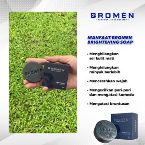 FREE GIFT !! BROMEN Sabun Brightening Untuk Wajah Kusam Cowok - EXTRA MENCERAHKAN KULIT PRIA