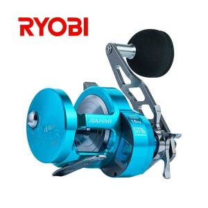 RYOBI RANMI Slow Jigging Wheel Max Drag 16KG 8+1BB Metal Boat Saltwater Round Baitcasting Fishing Reel