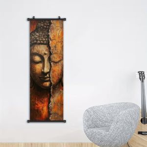 VIKAMA Nhiều Màu Sắc Mandala Tượng Phật Tấm Thảm Thiền Thiền Treo Tường Cho Phòng Ngủ Trang Trí Nhà Polyester Không Dệt Nghệ Thuật