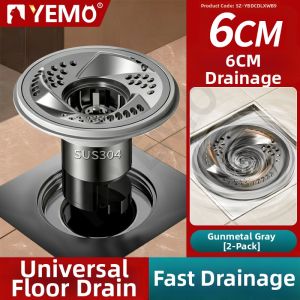 YEMO | Odor Prevention Universal Bathroom Drain Core Hair Filter