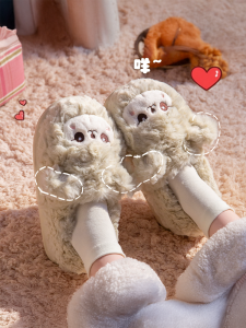 Dép Nữ Mùa Đông 2025 Dép Cotton Đế EVA Ấm Áp Trong Nhà Dép Đế Thấp Đế Tròn Đế Phẳng Đế Cao Su Đế Cao Su Đế Cao Su