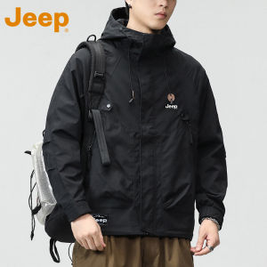 Jeep | Waterproof Warm Military Green Mens Jacket Workwear