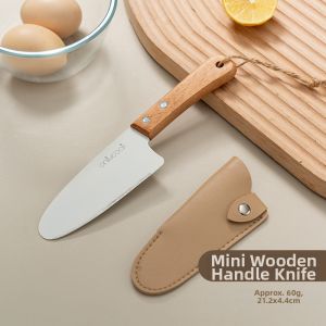 onlycook | Portable Stainless Steel Student Fruit Knife with Round Tip