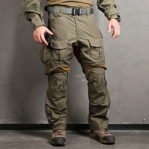 AUKU G3 กางเกงยุทธวิธี Camo การล่าสัตว์กางเกง Multicam Mens Duty Cargo กางเกงการฝึกอบรมยิงกางเกงผู้ชายเสื้อผ้ากันน้ํา