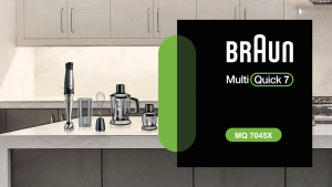 [Hàng chính hãng] Máy xay cầm tay Braun MQ7045 MQ7045X - Bảo hành 2 năm