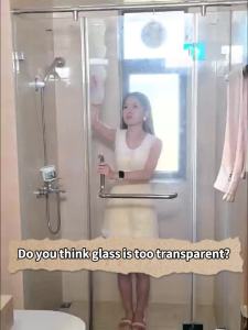 Lindungi privasi daripada mengintip Frosted glass Paint primer sesuai untuk kaca kegunaan dalaman dan luaran window privacy Easy care Wipe clean Frosted paint Window paint 玻璃磨砂漆