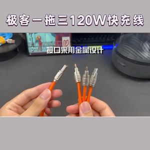 Dây Cáp Sạc Nhanh 6A USB-C Micro-USB Bằng Silicon Có Đèn led Cho for iPhone dây sạc Type c