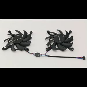 พัดลมการ์ดจอ COLORFUL GeForce RTX 4060 4060ti BattleAx Duo OC Graphics Card cooling Fan