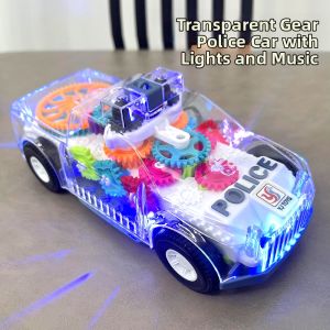 Durable Educational Police Car Toy With Lights and Music
