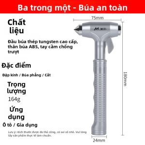MYTEC | Công Cụ Phá Kính Cứu Sinh với Dao Cắt