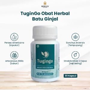 TUGINGO Garansi Original 100% Herbal Obat Batu Ginjal Asam Urat & Kolesterol Halal Terdaftar BPOM
