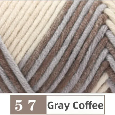 Handmade DIY Knitting Yarn Ball 8 Strands Lovers Milk Cotton Scarf Materials Gift for Boyfriend Includes Hook Needle Kit