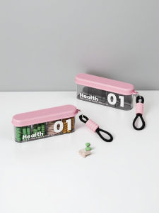 กล่องเก็บยาแบบพกพาพร้อมฝาปิดความจุขนาดใหญ่สำหรับแบ่งส่วนวันที่ 7 ของสัปดาห์ กล่องเก็บยาแบบแยกส่วนสำหรับใส่ยาประจำวัน